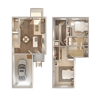 Whitney Place 2AM Floor Plan Whitney Place 2AM Floor Plan